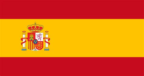 spain flag colors drawings